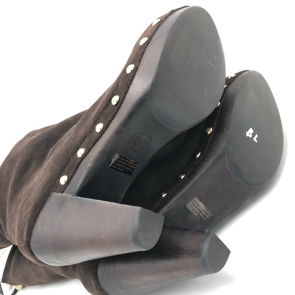 Michael Kors Sued and faux Fur lined Heel Boots - Picture 6 of 12